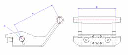 Verachtert CW: drawing from our quick coupler catalogue