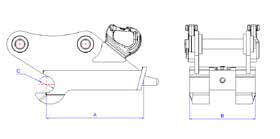 Lehnhoff MS: drawing from our quick coupler catalogue