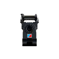 QC-HS / QC-MS - MS-System compatible quick-coupler - tilt/swivel version - front view, tilts 90° each way